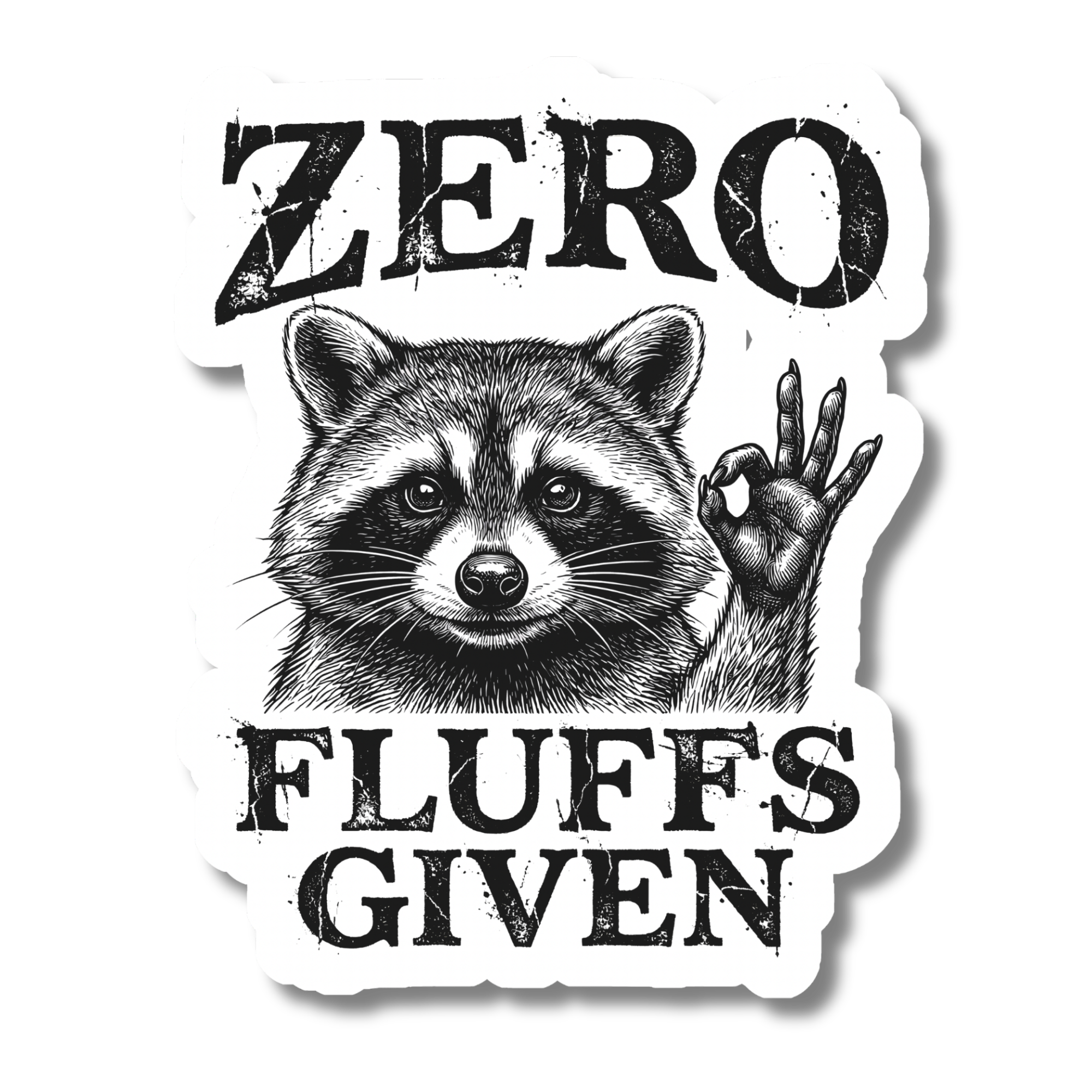 Zero Fluffs Given - Magnet