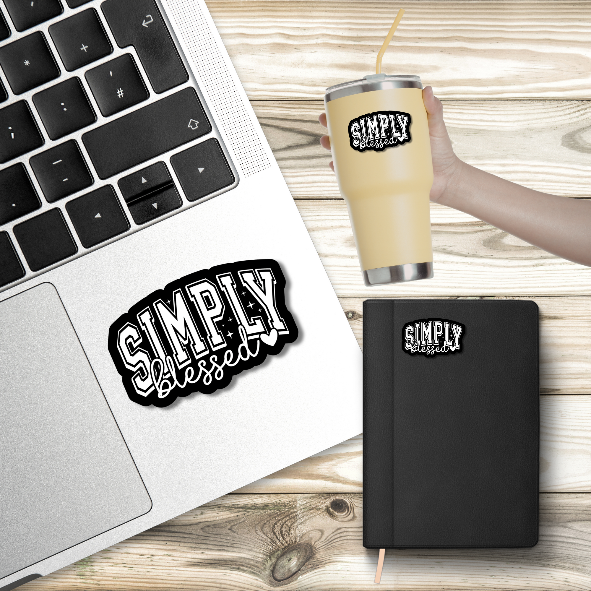 Simply Blessed - Sticker