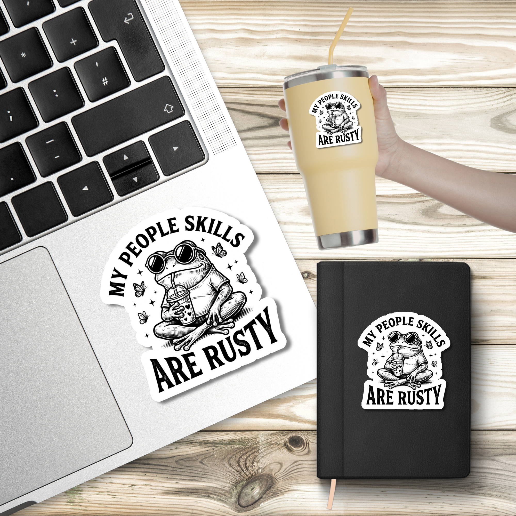 My People Skills Are Rusty - Sticker