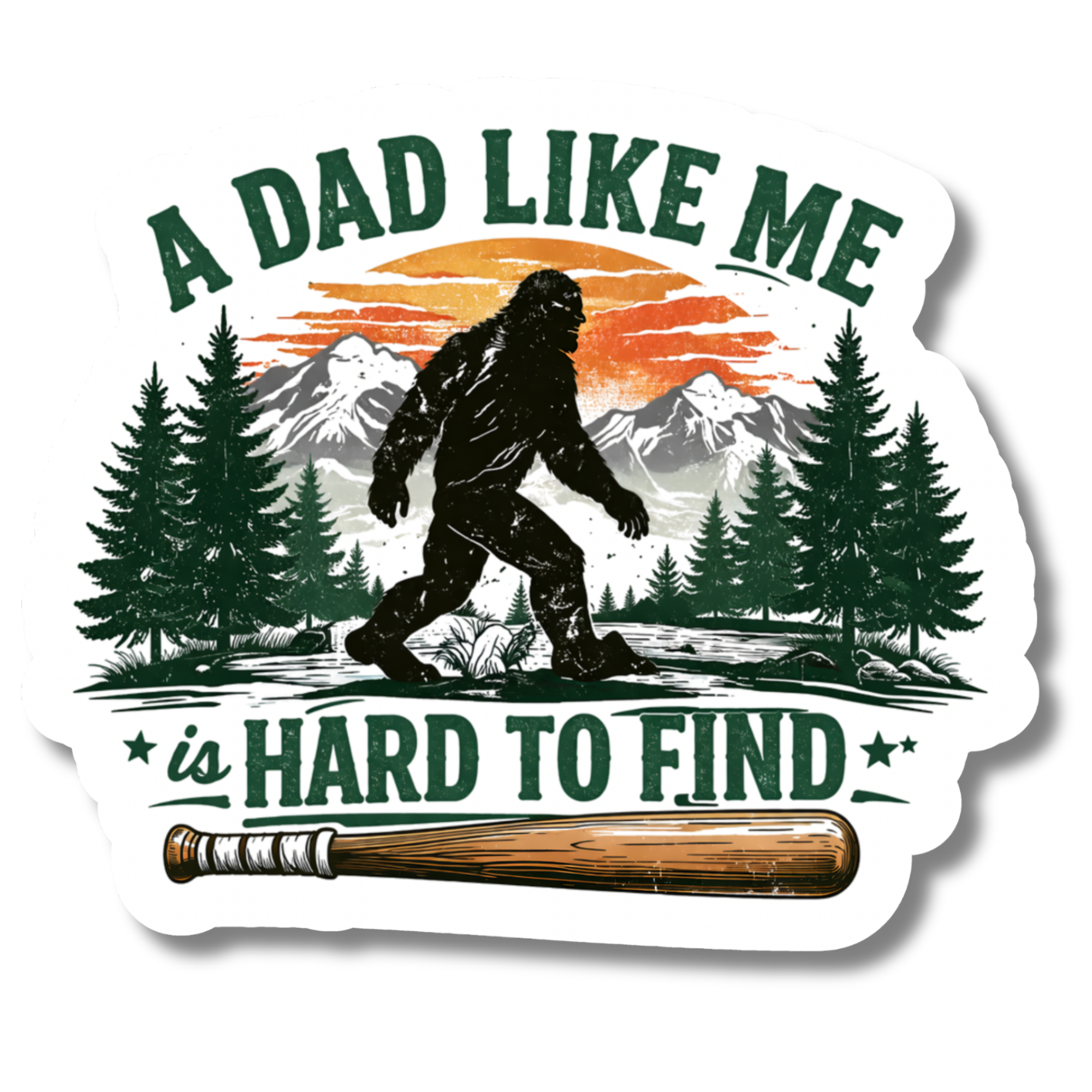 Bigfoot Dad - Magnet