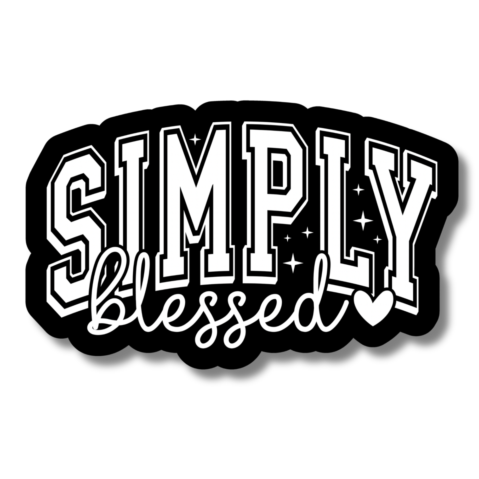 Simply Blessed - Sticker